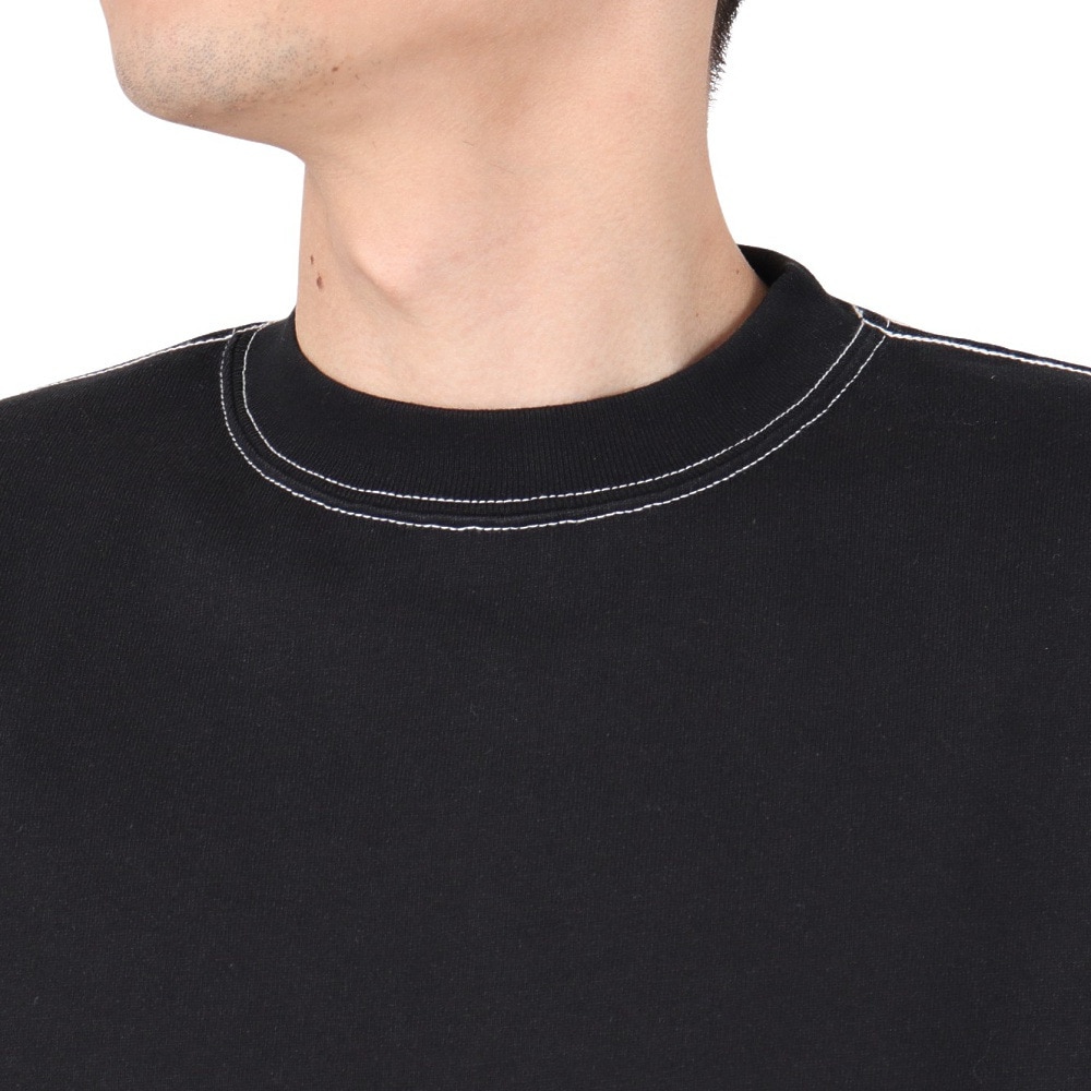 ニューバランス（new balance）（メンズ）1000 リブ裾ロングスリーブ Tシャツオーバーサイズフィット AMT35102BK