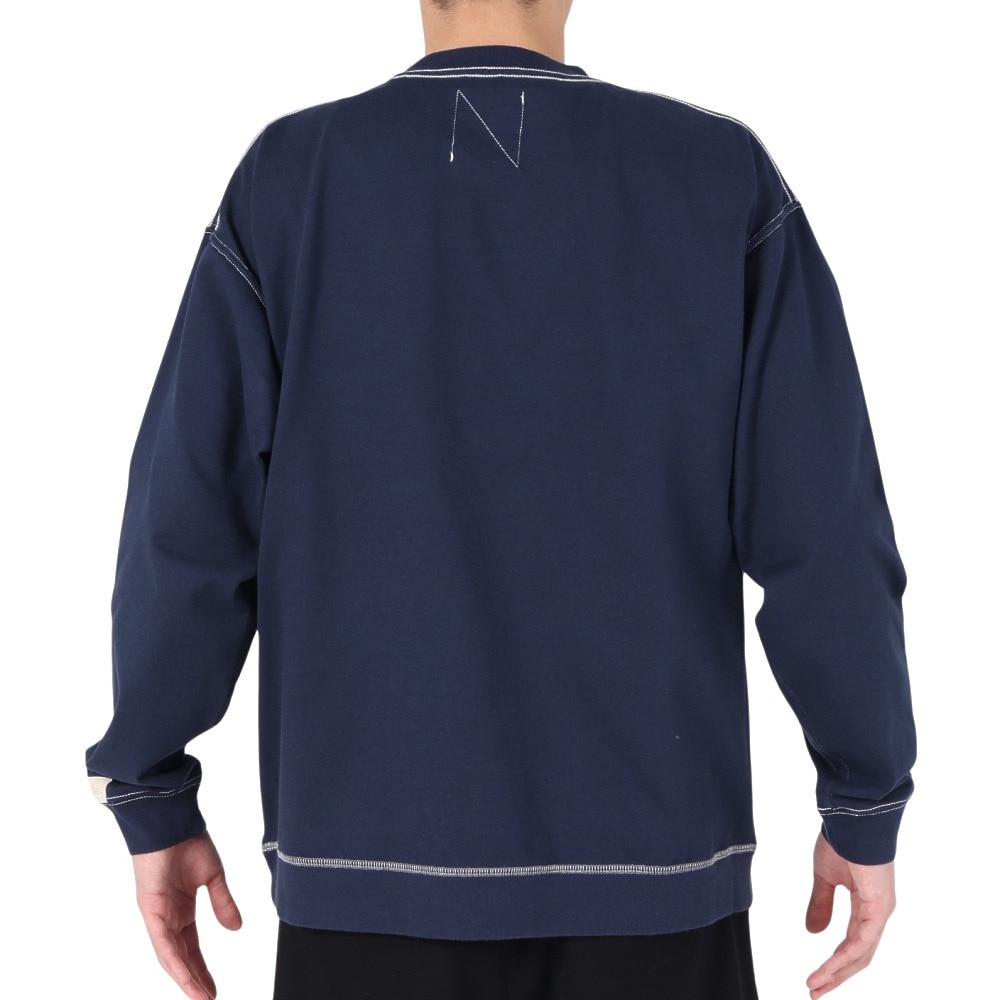 ニューバランス（new balance）（メンズ）1000 リブ裾ロングスリーブ Tシャツオーバーサイズフィット AMT35102PGM