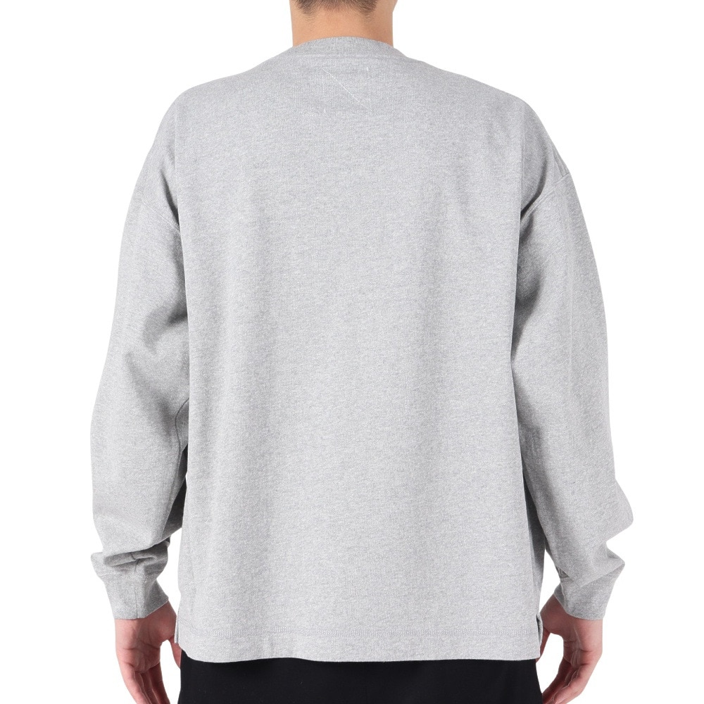 ニューバランス（new balance）（メンズ）1000 ミルナンバリングプリントロングスリーブ Tシャツオーバーサイズフィット AMT35104AG