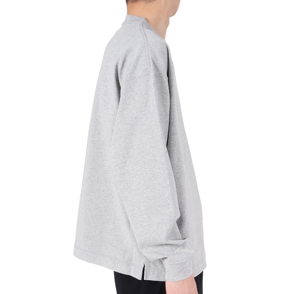 ニューバランス（new balance）（メンズ）1000 ミルナンバリングプリントロングスリーブ Tシャツオーバーサイズフィット AMT35104AG