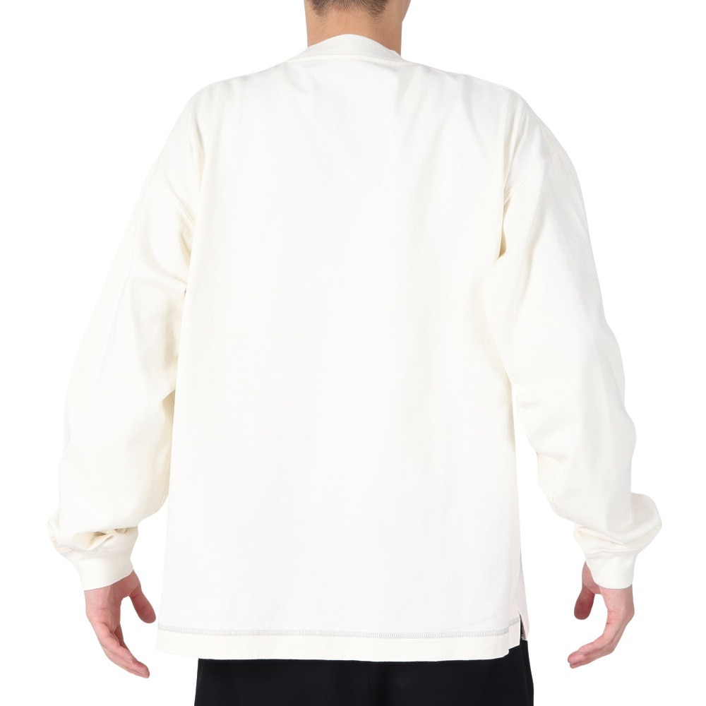 ニューバランス（new balance）（メンズ）1000 ミルナンバリングプリントロングスリーブ Tシャツオーバーサイズフィット AMT35104SST