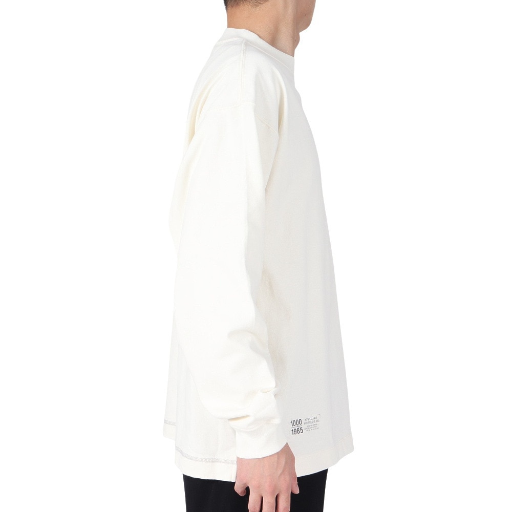 ニューバランス（new balance）（メンズ）1000 ミルナンバリングプリントロングスリーブ Tシャツオーバーサイズフィット AMT35104SST