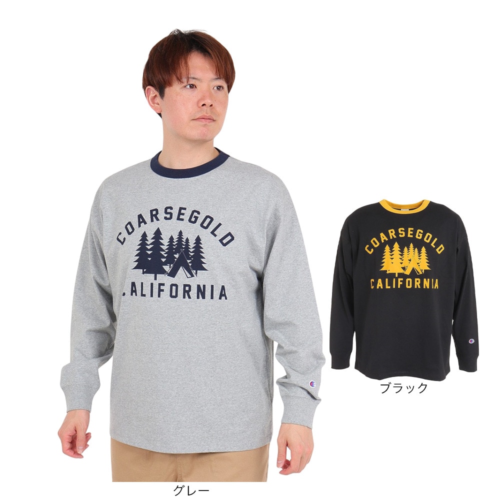 チャンピオン-ヘリテイジ（CHAMPION-HERITAGE）（メンズ）長袖Tシャツ メンズ CA RELAXFIT CAMP GR C3-X404 070