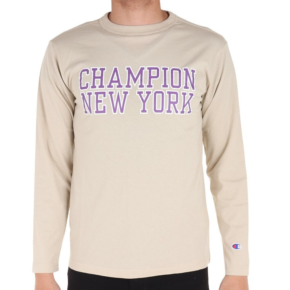 チャンピオン-ヘリテイジ（CHAMPION-HERITAGE）（メンズ）長袖Tシャツ メンズ BA CHNY プリントTシャツ C3-X410 815