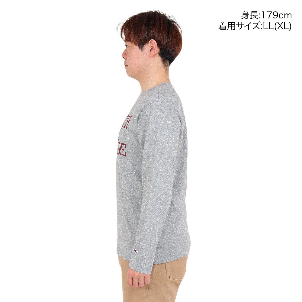 チャンピオン-ヘリテイジ（CHAMPION-HERITAGE）（メンズ）長袖Tシャツ メンズ BA COLLEGE PRINT C3-X413 076