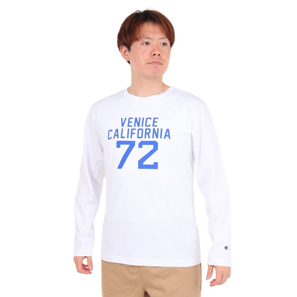 チャンピオン-ヘリテイジ（CHAMPION-HERITAGE）（メンズ）長袖Tシャツ メンズ BA COLLEGE PRINT  C3-X414 012