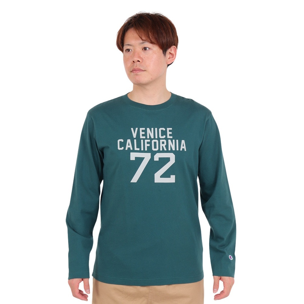 チャンピオン-ヘリテイジ（CHAMPION-HERITAGE）（メンズ）長袖Tシャツ メンズ BA COLLEGE PRINT  C3-X414 560
