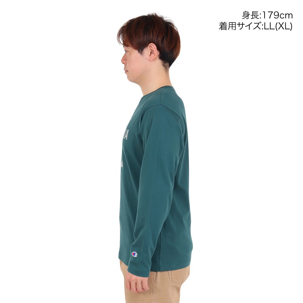 チャンピオン-ヘリテイジ（CHAMPION-HERITAGE）（メンズ）長袖Tシャツ メンズ BA COLLEGE PRINT  C3-X414 560