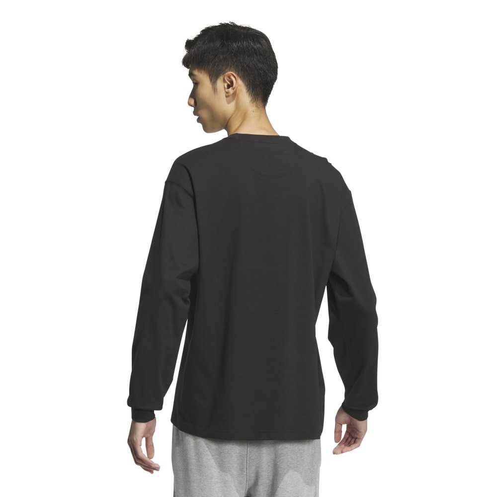 アディダス（adidas）（メンズ）エッセンシャルズ プラス ルーズフィット スモールロゴ 長袖Tシャツ KWF00-JF3925
