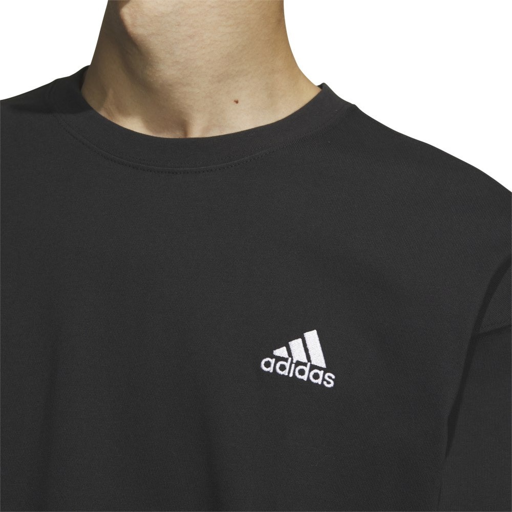 アディダス（adidas）（メンズ）エッセンシャルズ プラス ルーズフィット スモールロゴ 長袖Tシャツ KWF00-JF3925