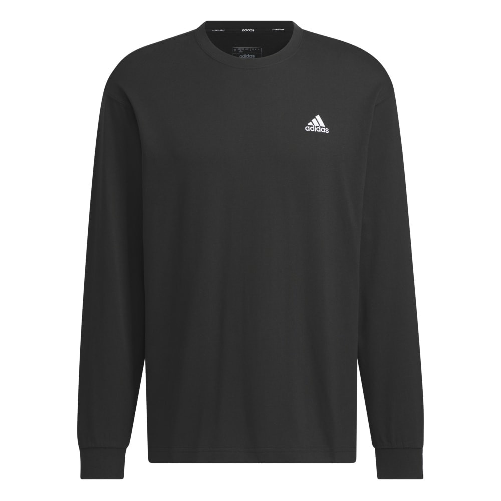 アディダス（adidas）（メンズ）エッセンシャルズ プラス ルーズフィット スモールロゴ 長袖Tシャツ KWF00-JF3925