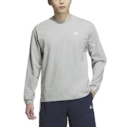 アディダス（adidas）（メンズ）エッセンシャルズ プラス ルーズフィット スモールロゴ 長袖Tシャツ KWF00-JF3927