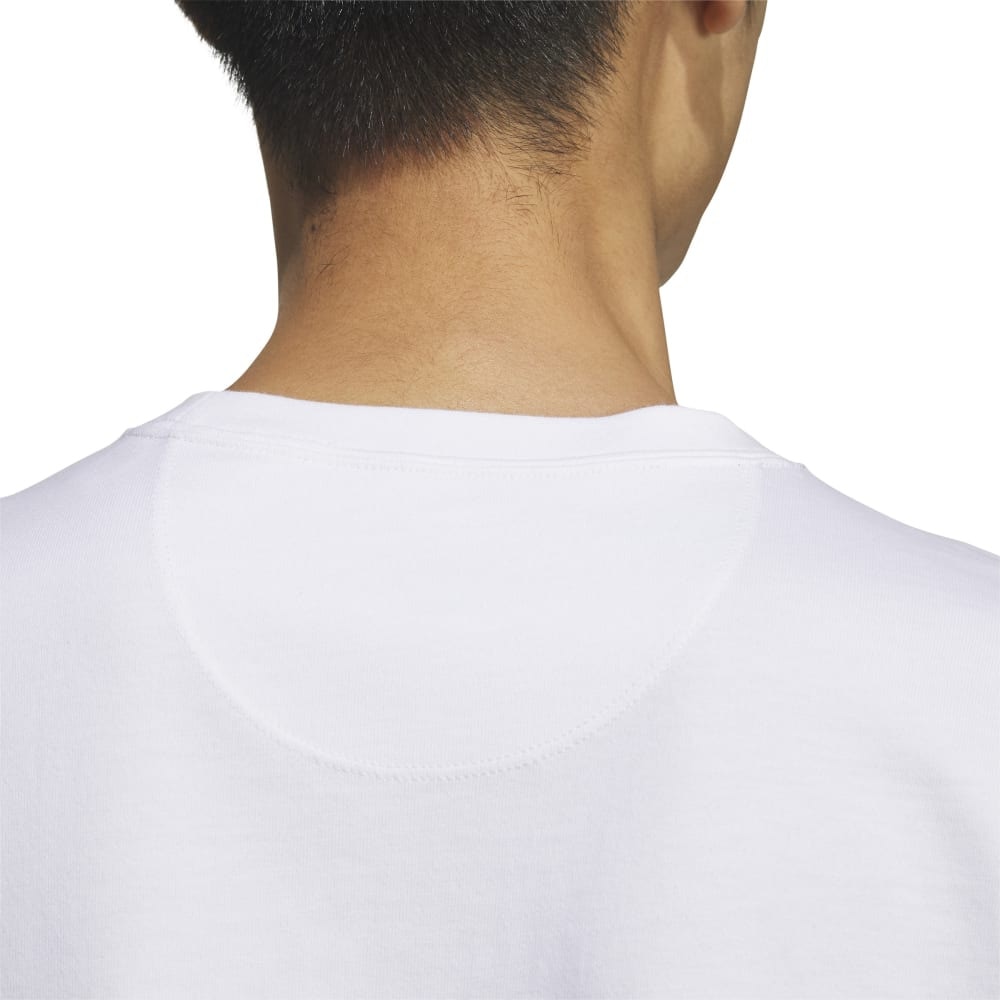 アディダス（adidas）（メンズ）エッセンシャルズ プラス ルーズフィット スモールロゴ Tシャツ 長袖 KWF00-JF3977 ロンT