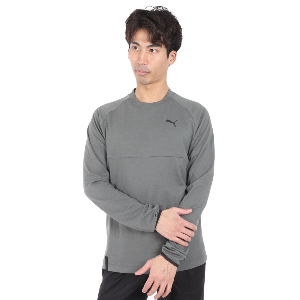 プーマ（PUMA）（メンズ）プーマ テック 長袖Tシャツ 681839 80 GRY