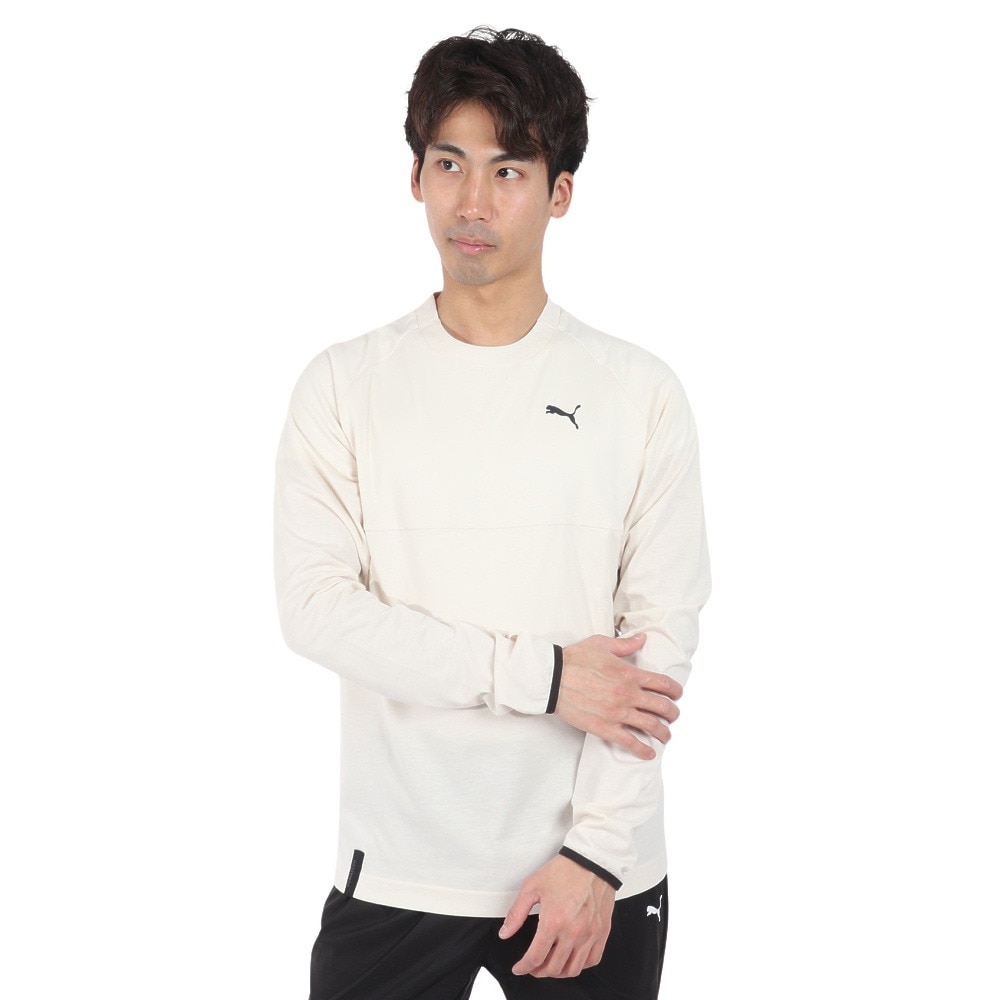 プーマ（PUMA）（メンズ）プーマ テック 長袖Tシャツ 681839 87 BEG