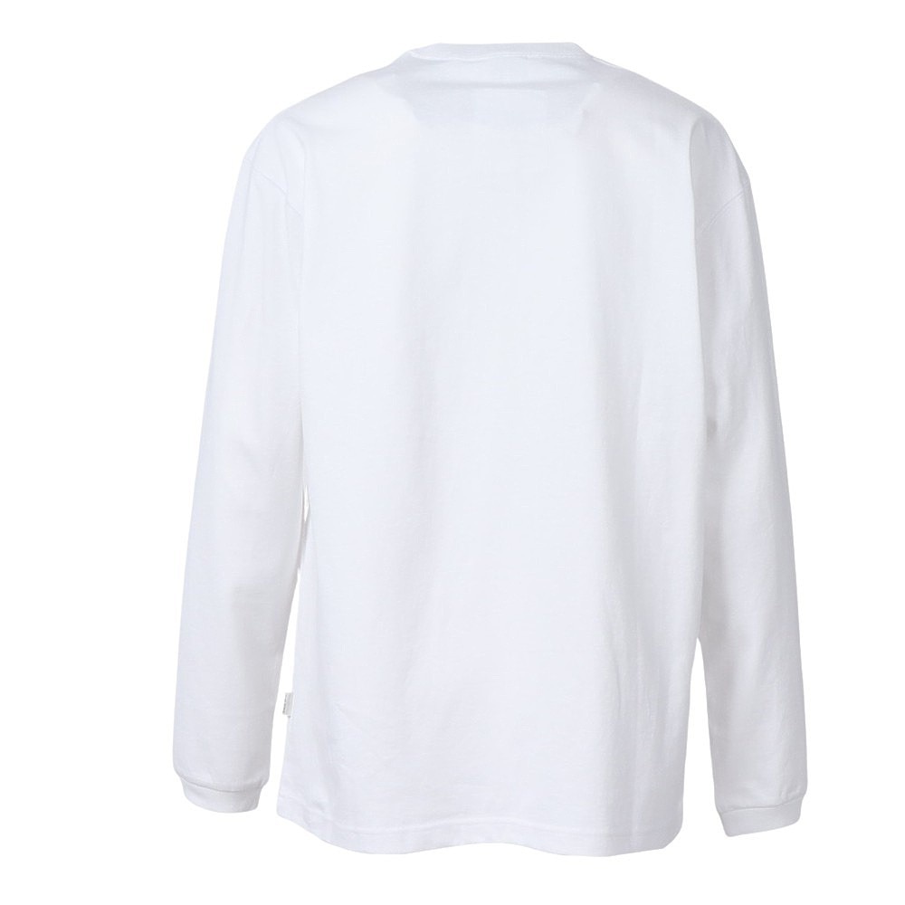 プーマ（PUMA）（メンズ）MWQ 長袖Tシャツ 630169 02 WHT