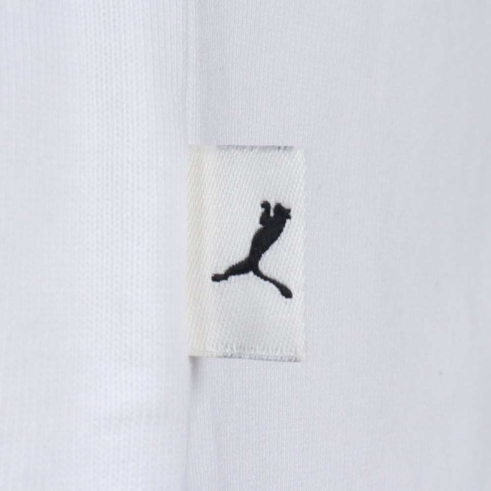 プーマ（PUMA）（メンズ）MWQ 長袖Tシャツ 630169 02 WHT