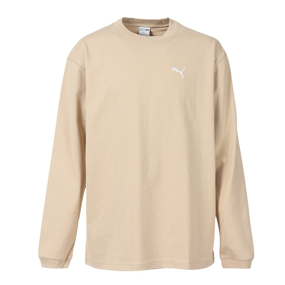 プーマ（PUMA）（メンズ）MWQ 長袖Tシャツ 630169 83 BEG