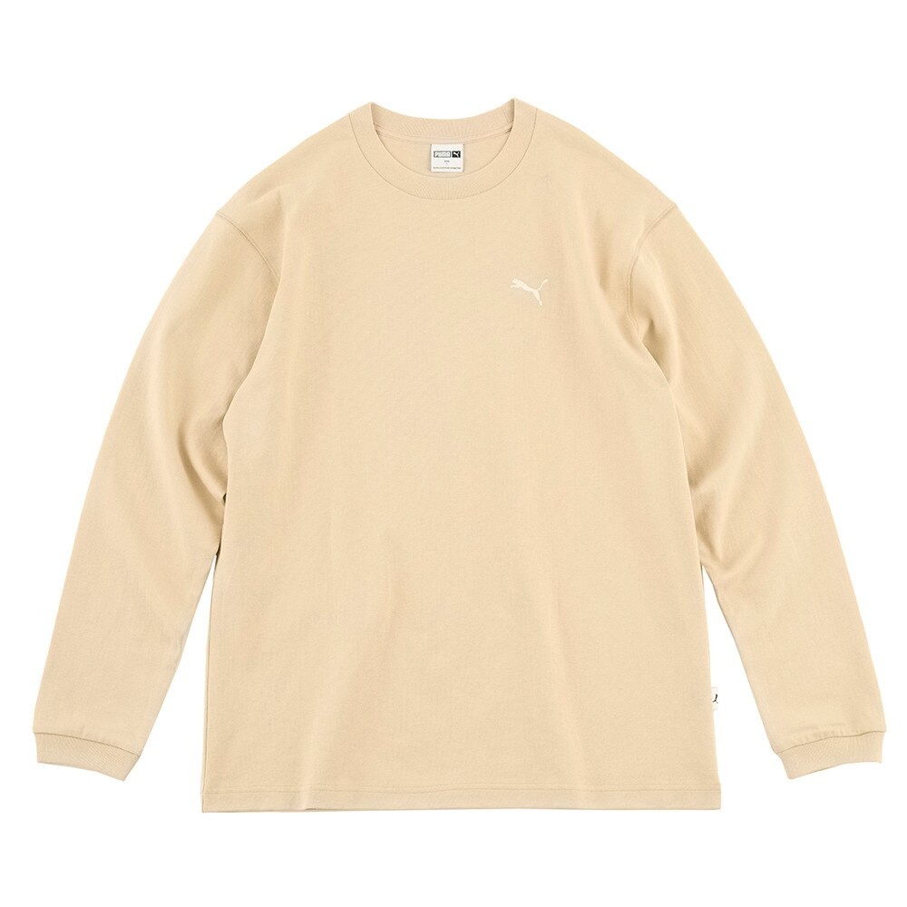 プーマ（PUMA）（メンズ）MWQ 長袖Tシャツ 630169 83 BEG