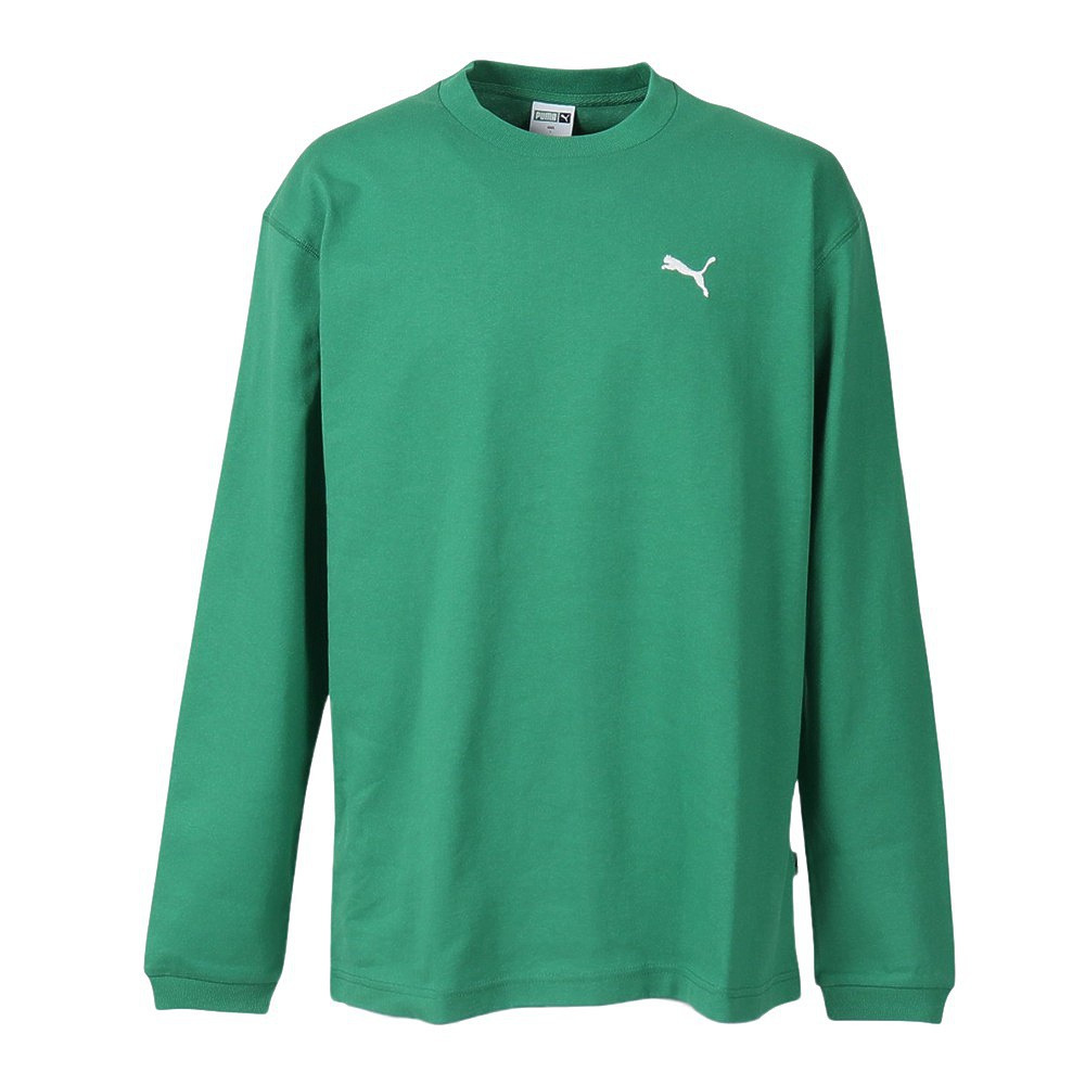 プーマ（PUMA）（メンズ）MWQ 長袖Tシャツ 630169 86 GRN