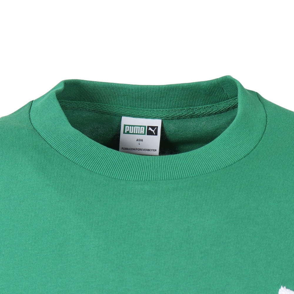 プーマ（PUMA）（メンズ）MWQ 長袖Tシャツ 630169 86 GRN