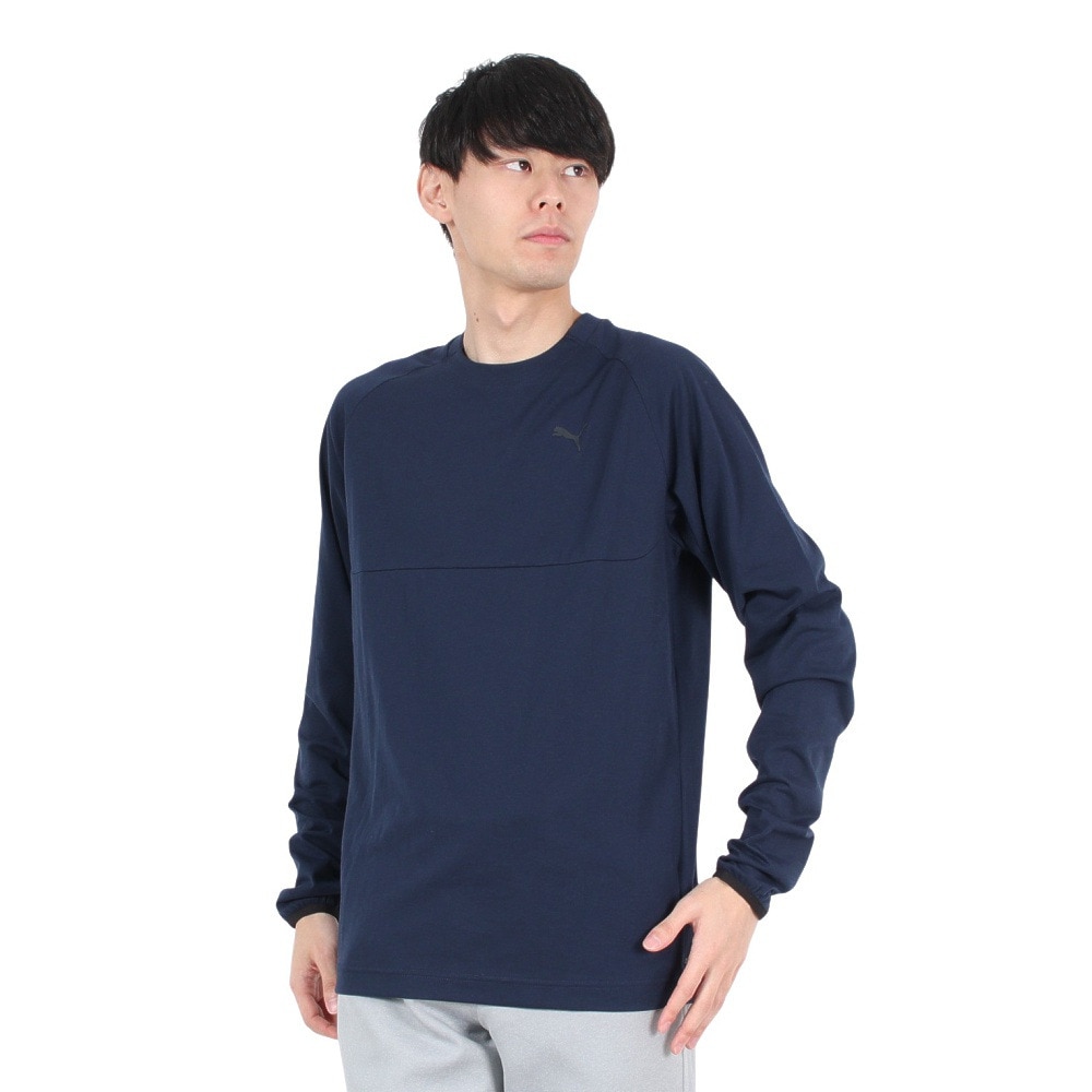 プーマ（PUMA）（メンズ）TECH 長袖Tシャツ 681839 14 NVY