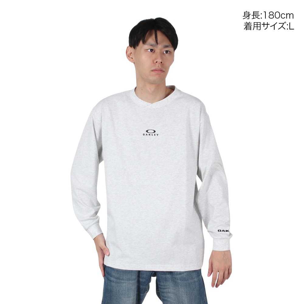 オークリー（OAKLEY）（メンズ）ESSEN 長袖Tシャツ BARK FOA407331-28B