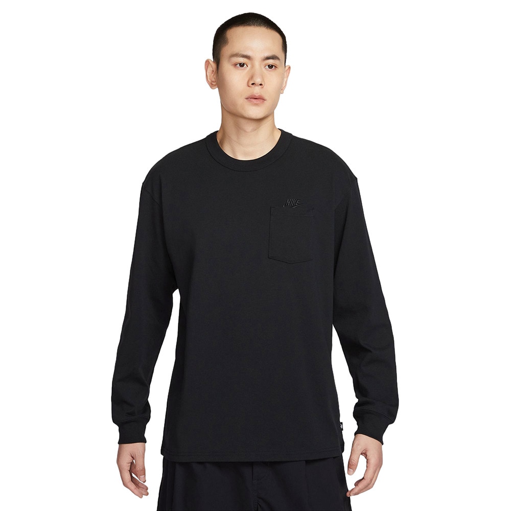 ナイキ（NIKE）（メンズ）スポーツウェア プレミアム エッセンシャル ロングスリーブ ポケット Tシャツ DR7930-011