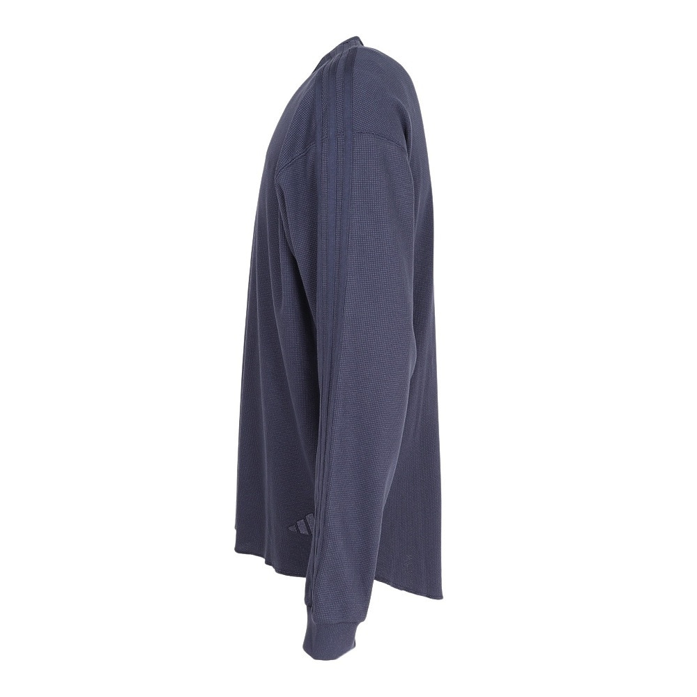 アディダス（adidas）（メンズ）ルーズフィット ライト ワッフル 長袖Tシャツ ゼビオ RD921-KG0771