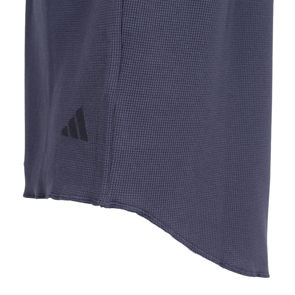 アディダス（adidas）（メンズ）ルーズフィット ライト ワッフル 長袖Tシャツ ゼビオ RD921-KG0771