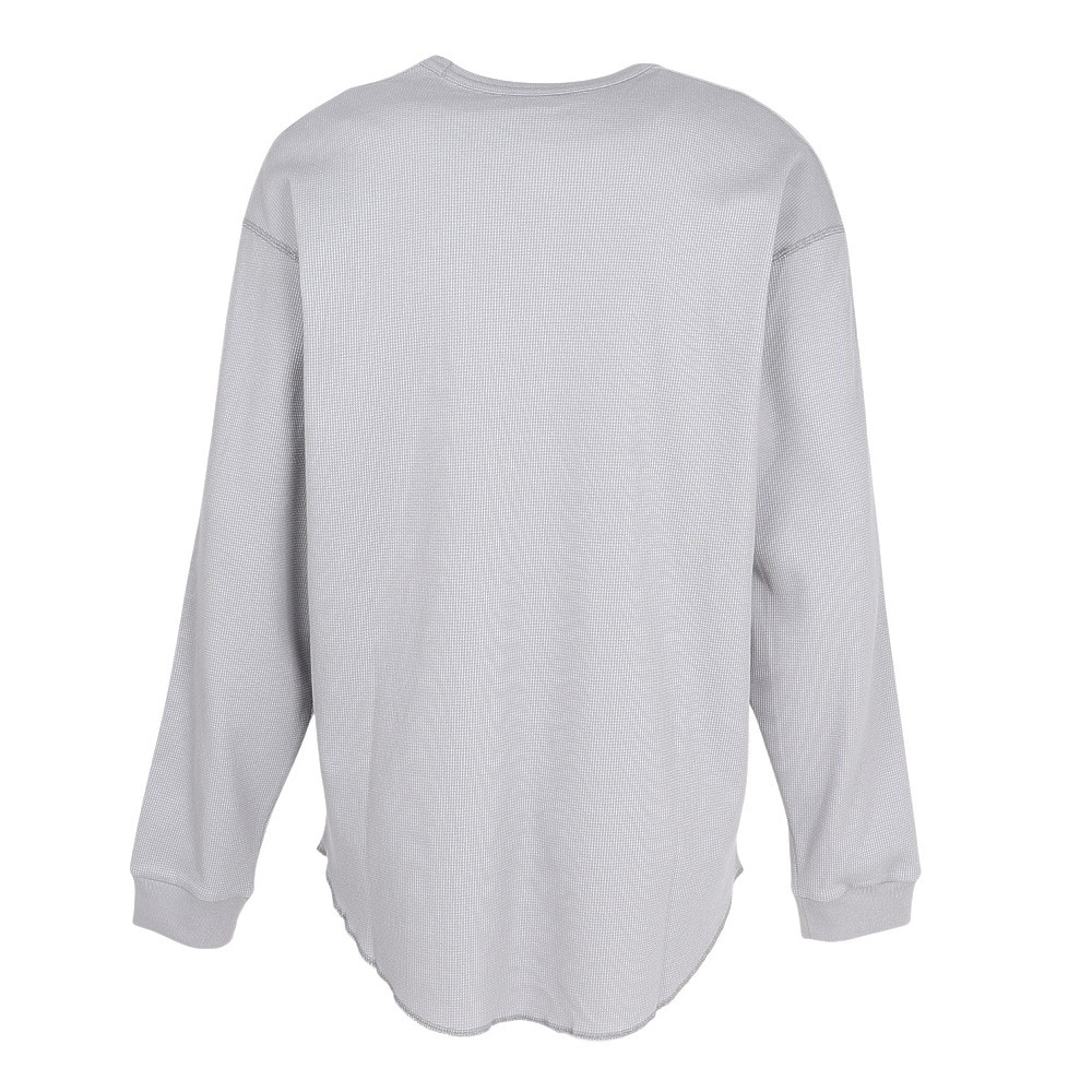 アディダス（adidas）（メンズ）ルーズフィット ライト ワッフル 長袖Tシャツ ゼビオ RD921-KG0772