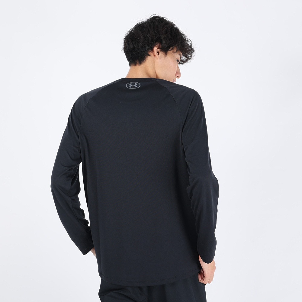 アンダーアーマー（UNDER ARMOUR）（メンズ）長袖Tシャツ ヒートギア(夏向け) メンズ テック2.0 ロングスリーブ 1358562 BLK/GPH AT