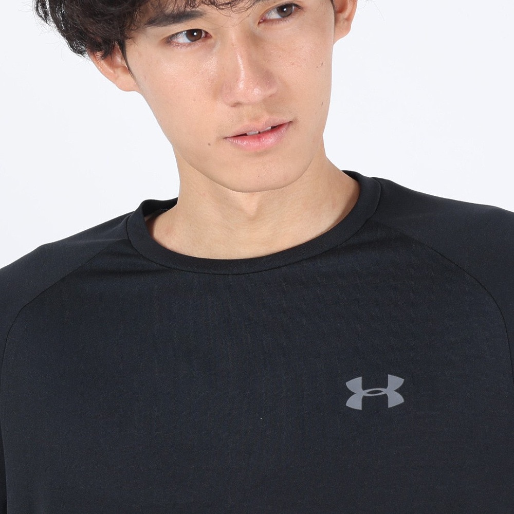 アンダーアーマー（UNDER ARMOUR）（メンズ）長袖Tシャツ ヒートギア(夏向け) メンズ テック2.0 ロングスリーブ 1358562 BLK/GPH AT