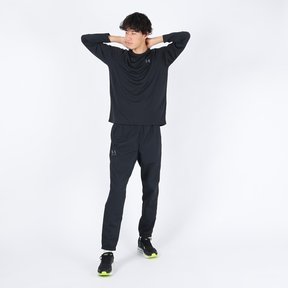 アンダーアーマー（UNDER ARMOUR）（メンズ）長袖Tシャツ ヒートギア(夏向け) メンズ テック2.0 ロングスリーブ 1358562 BLK/GPH AT