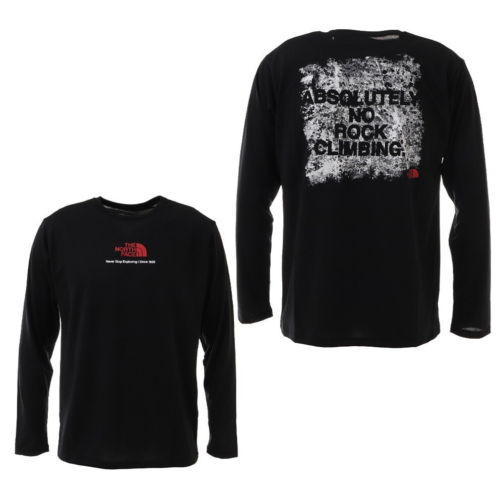 Tシャツ メンズ 長袖 ロングスリーブアブソルートリーノーシャツ Nt186 K ノースフェイス スーパースポーツゼビオ