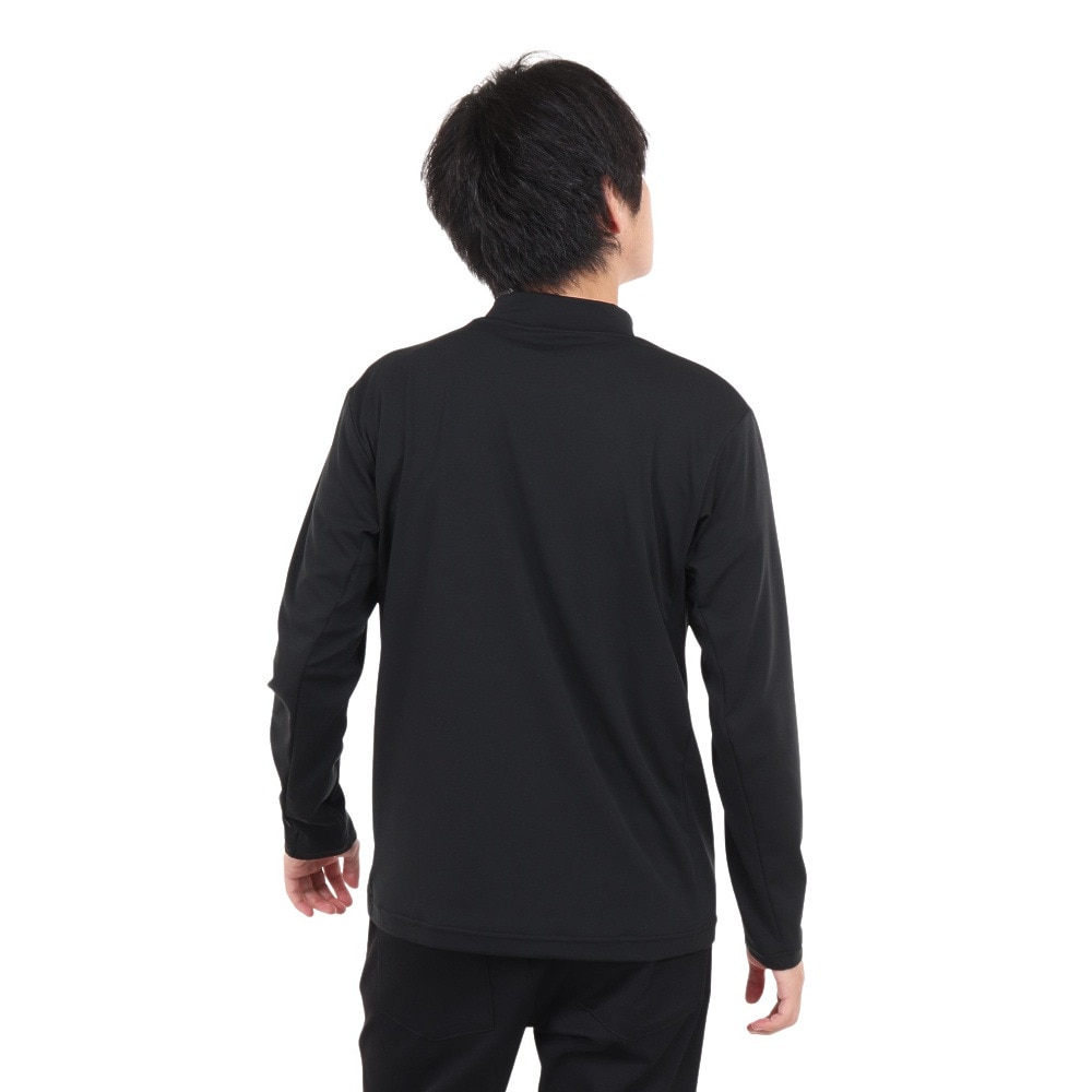 デサント（DESCENTE）（メンズ）長袖Tシャツ メンズ 黒 S.F.TECH モックネック DX-C2363XB BK