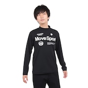 デサント（DESCENTE）（メンズ）長袖Tシャツ メンズ 黒 S.F.TECH モックネック DX-C2363XB BK