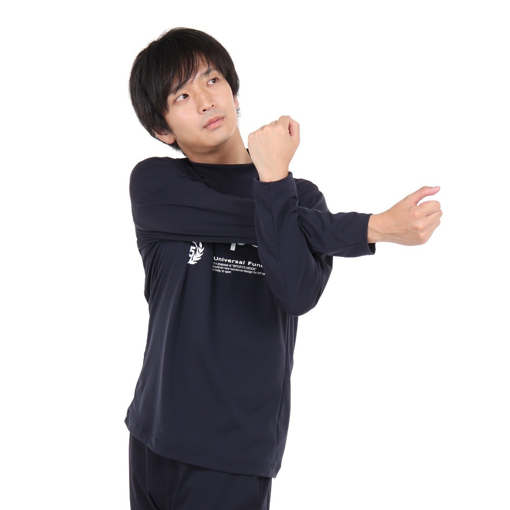 デサント（DESCENTE）（メンズ）長袖Tシャツ メンズ S.F.TECH モックネック DX-C2363XB NV