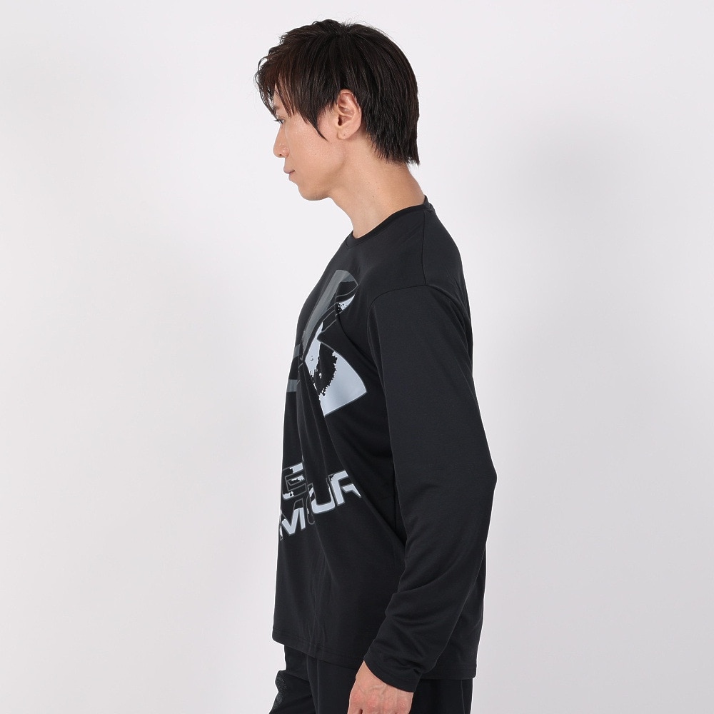 アンダーアーマー（UNDER ARMOUR）（メンズ）長袖Tシャツ メンズ テック エクストララージ ロゴ 1381357 001