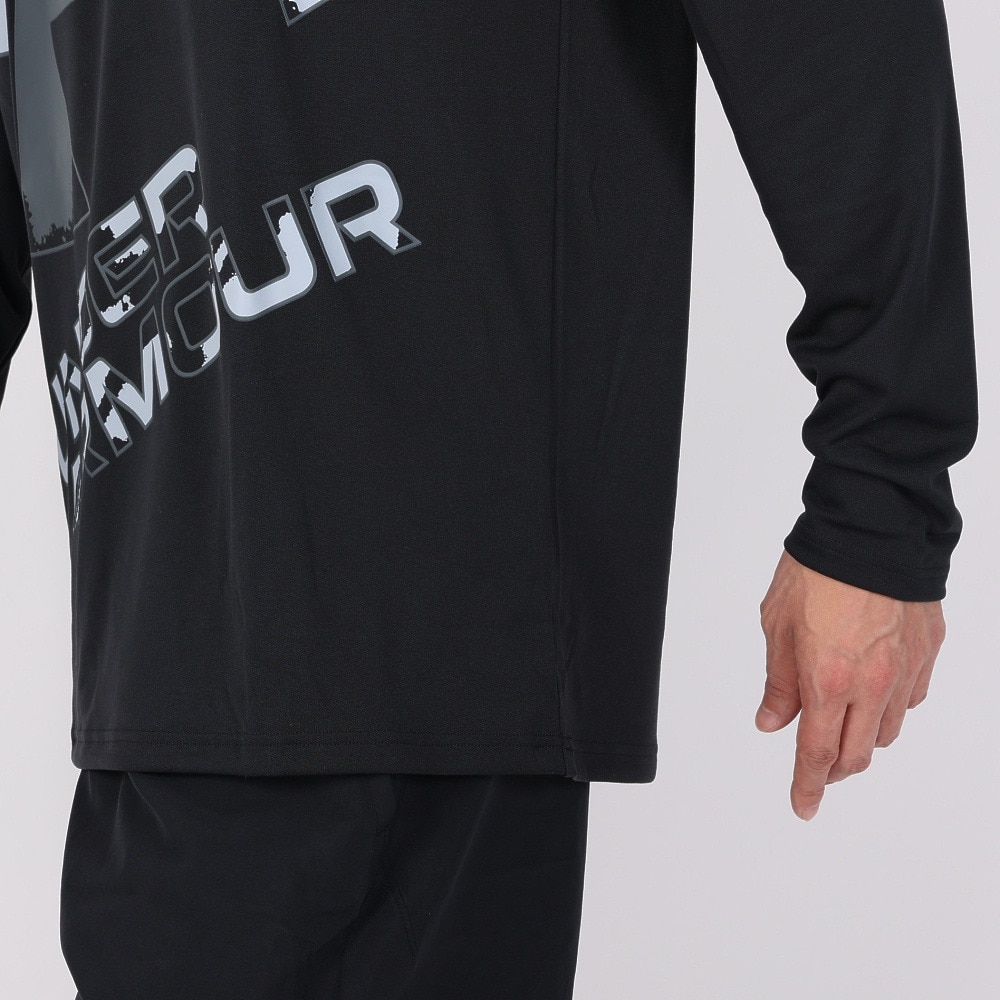 アンダーアーマー（UNDER ARMOUR）（メンズ）長袖Tシャツ メンズ テック エクストララージ ロゴ 1381357 001
