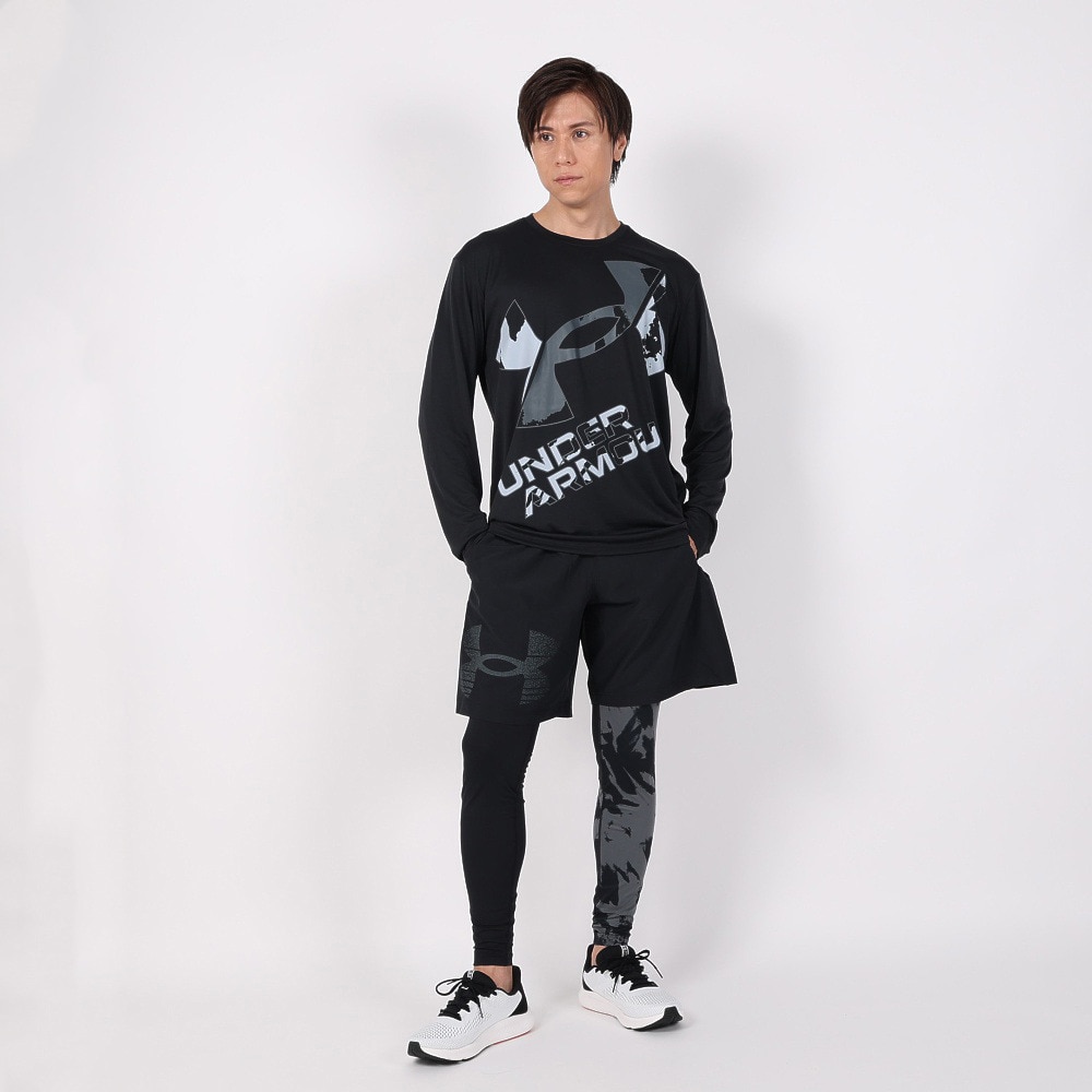 アンダーアーマー（UNDER ARMOUR）（メンズ）長袖Tシャツ メンズ テック エクストララージ ロゴ 1381357 001