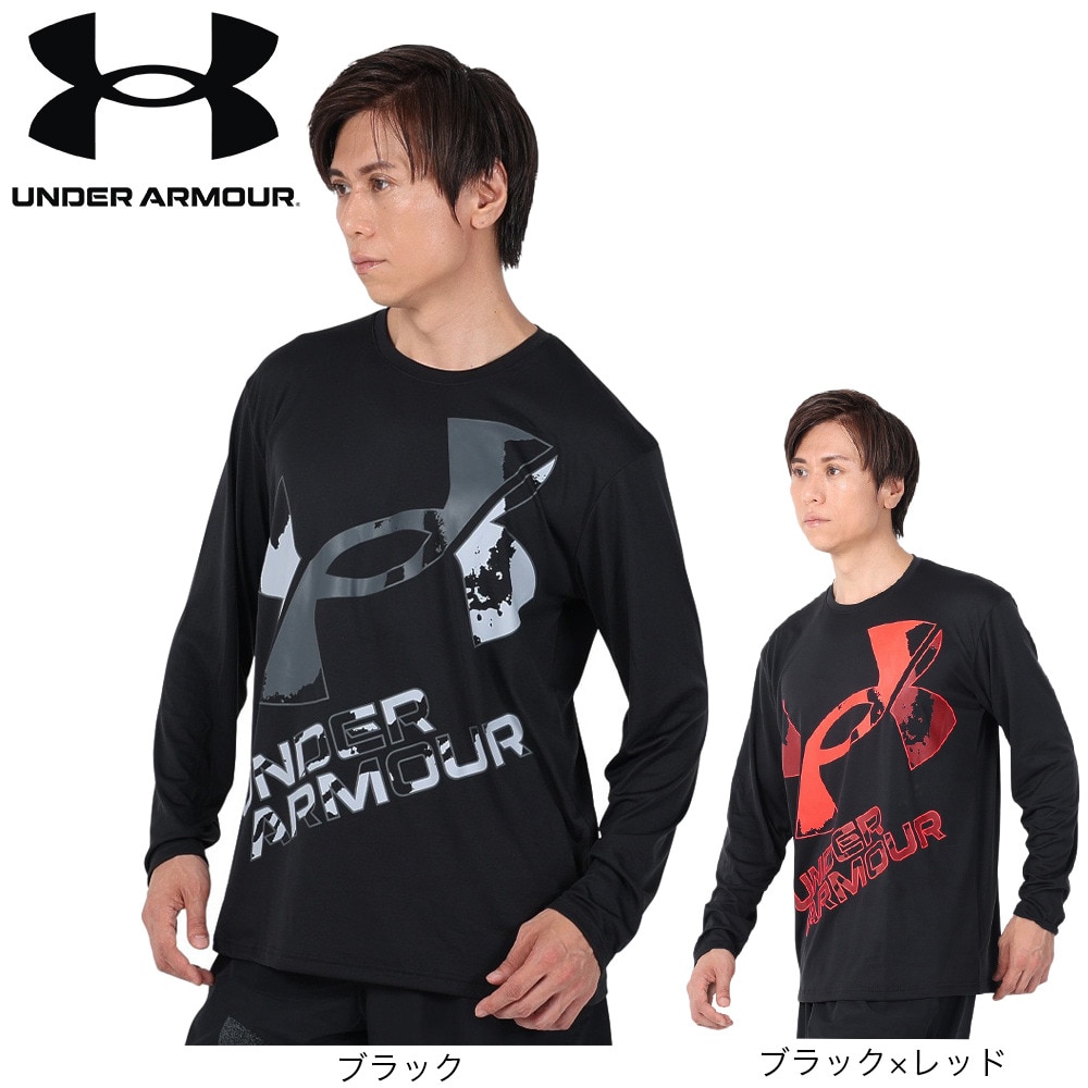 アンダーアーマー（UNDER ARMOUR）（メンズ）長袖Tシャツ メンズ テック エクストララージ ロゴ 1381357 001