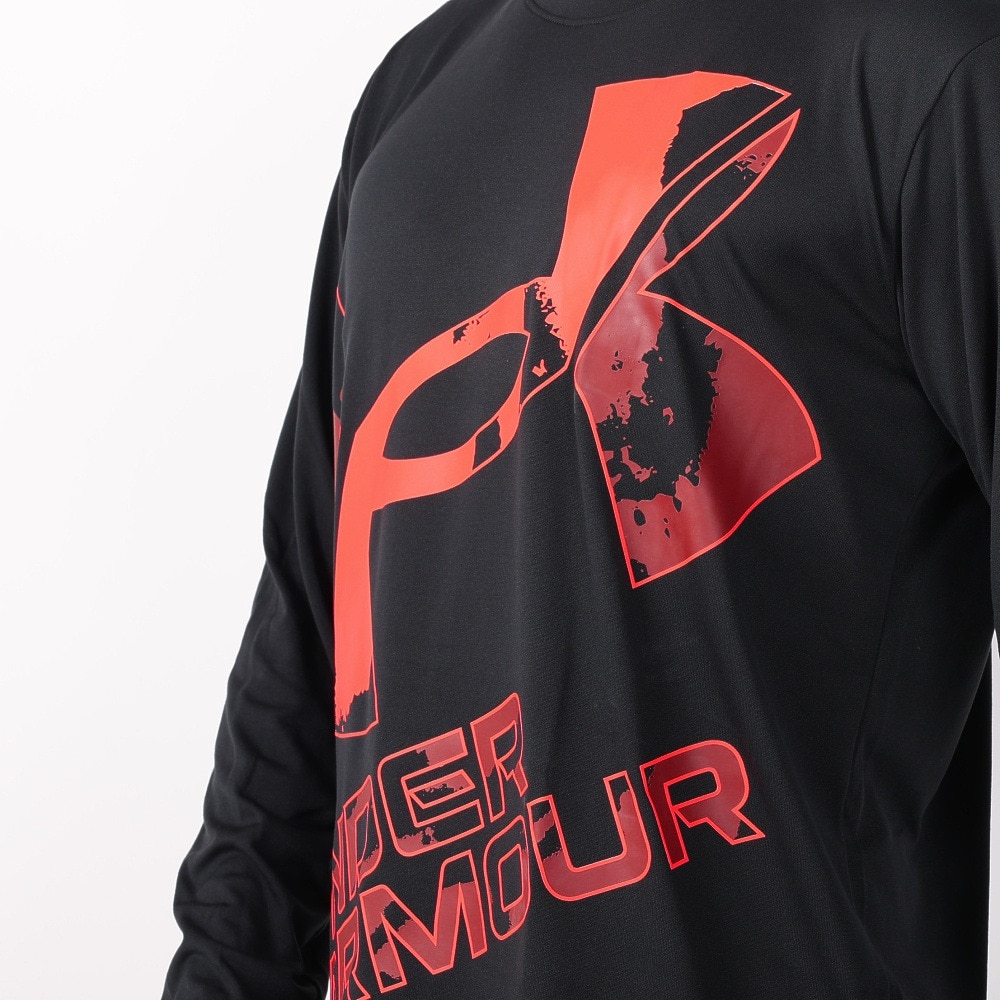 アンダーアーマー（UNDER ARMOUR）（メンズ）長袖Tシャツ メンズ テック エクストララージ ロゴ 1381357 002