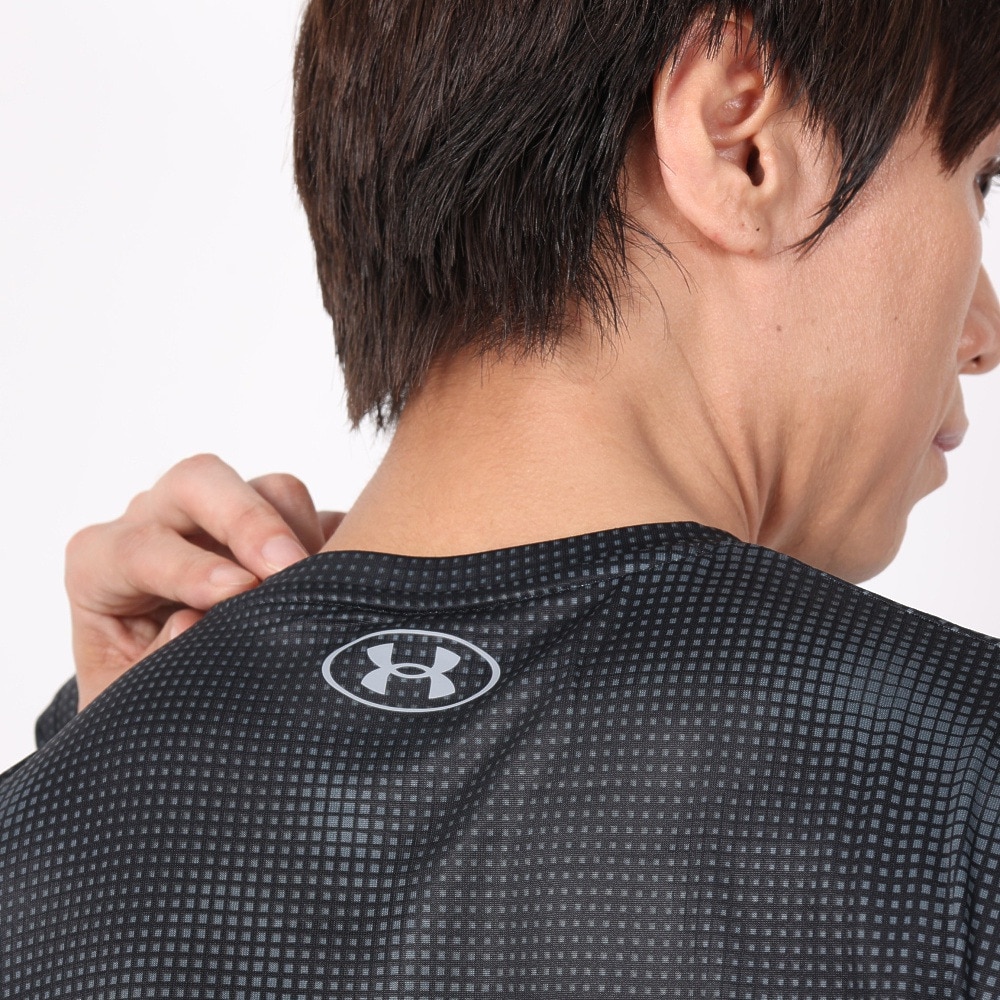 アンダーアーマー（UNDER ARMOUR）（メンズ）長袖Tシャツ メンズ テック プリント ロングスリーブシャツ 1381358 001