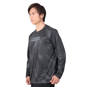 (メンズ)長袖Tシャツ メンズ テック プリント ロングスリーブシャツ 1381358 001