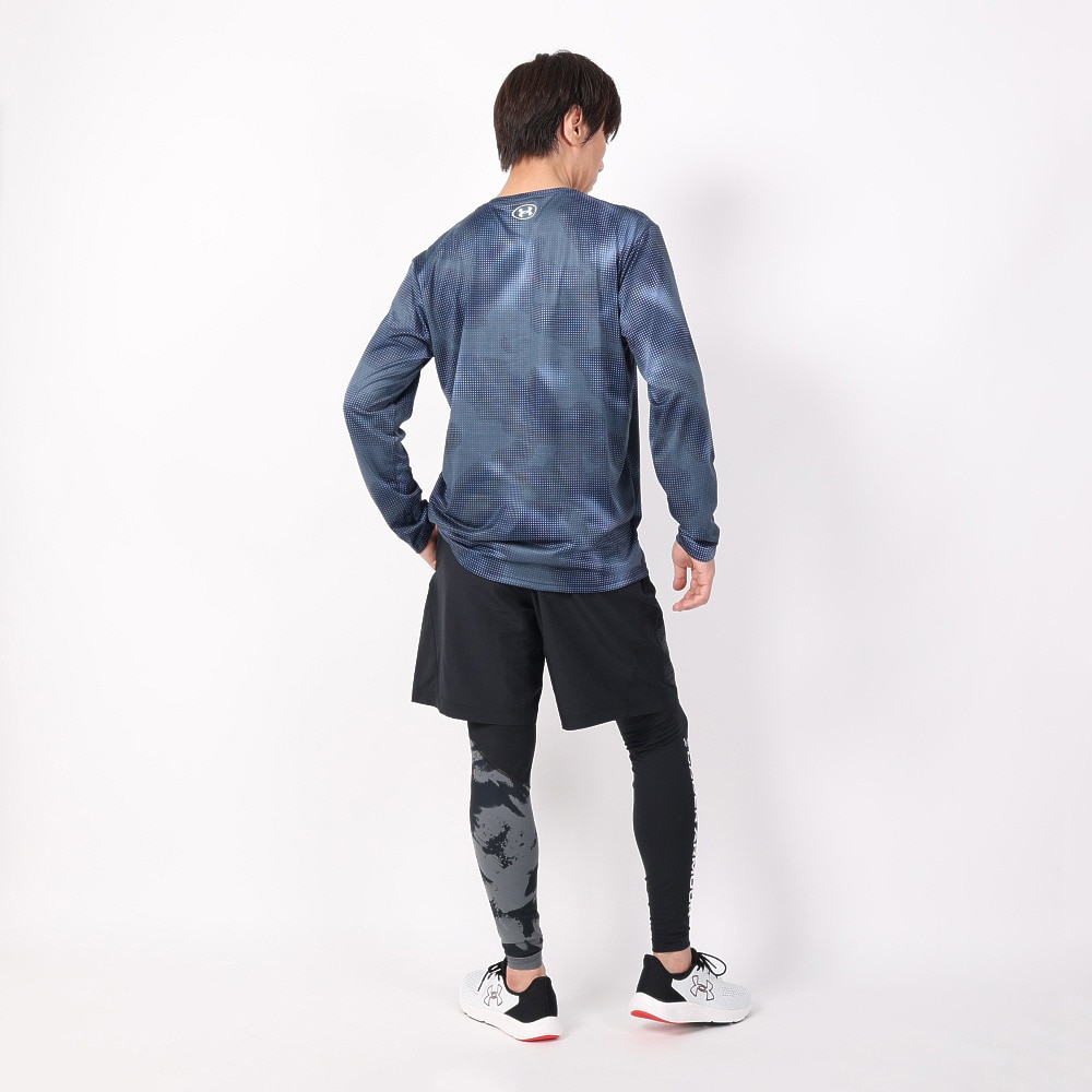 アンダーアーマー（UNDER ARMOUR）（メンズ）長袖Tシャツ メンズ テック プリント ロングスリーブシャツ 1381358 480