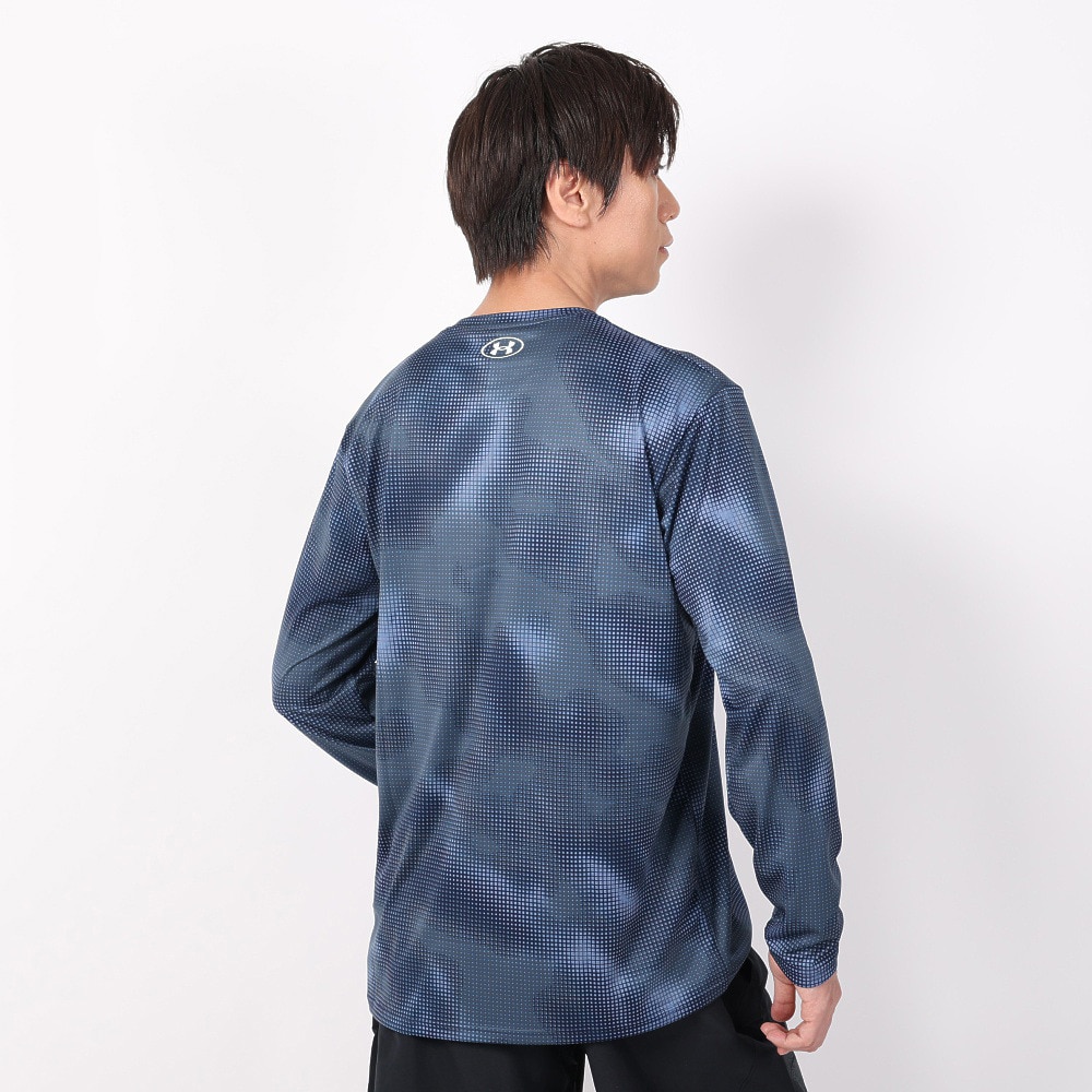 アンダーアーマー（UNDER ARMOUR）（メンズ）長袖Tシャツ メンズ テック プリント ロングスリーブシャツ 1381358 480