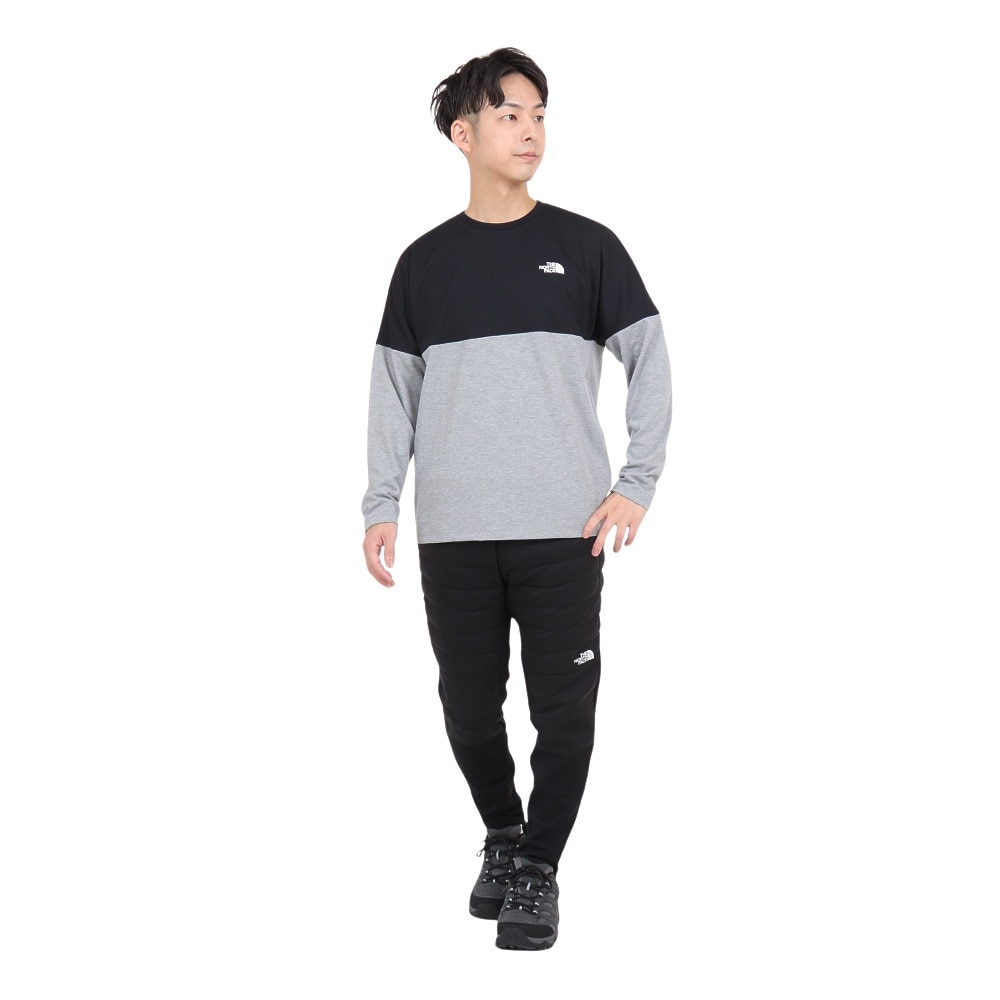 ノースフェイス（THE NORTH FACE）（メンズ）長袖Tシャツ メンズ Bi-Colored Nuptse NT82384 KZ
