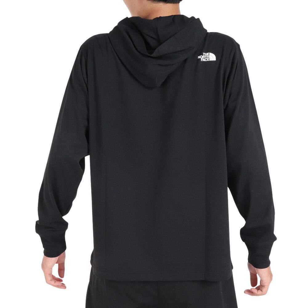 ノースフェイス（THE NORTH FACE）（メンズ）ロングスリーブ ビッグ ロゴ フーティー NT82385 K