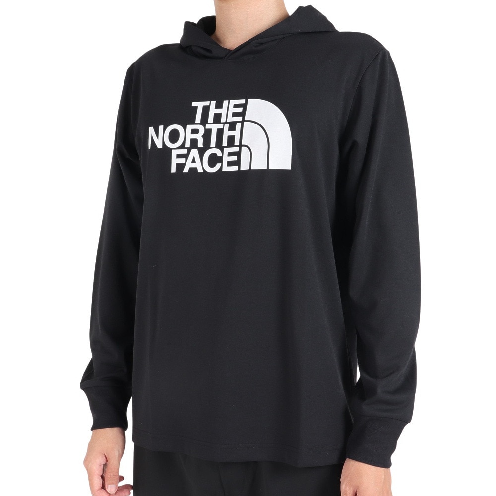 ノースフェイス（THE NORTH FACE）（メンズ）ロングスリーブ ビッグ ロゴ フーティー NT82385 K